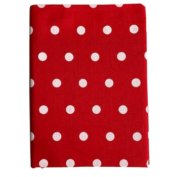 Polka tafelkleed red