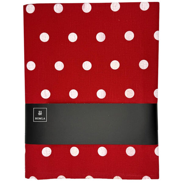 Polka tafelkleed red