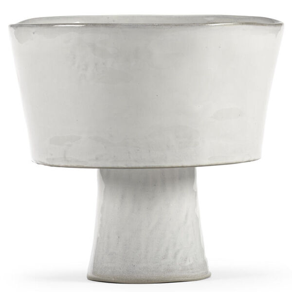 Rechte hoge schaal op voet "La Mère"- Marie Michielsen