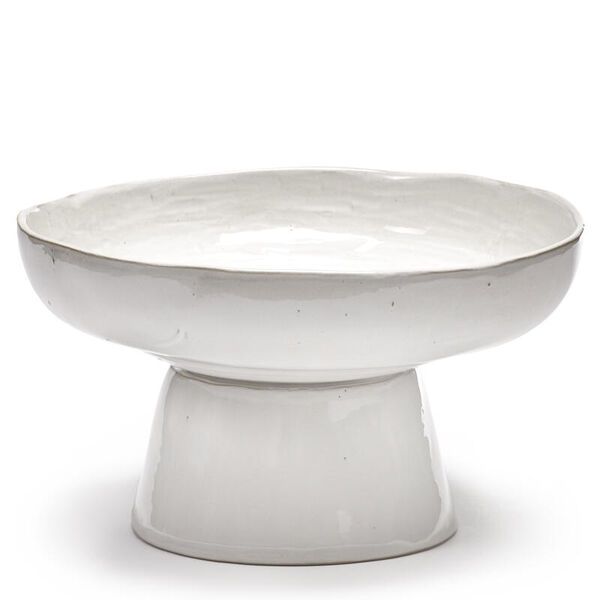 Ronde schaal op voet "La Mère" - Marie Michielsen