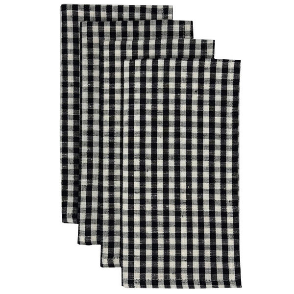 Rut servet black - set van 2