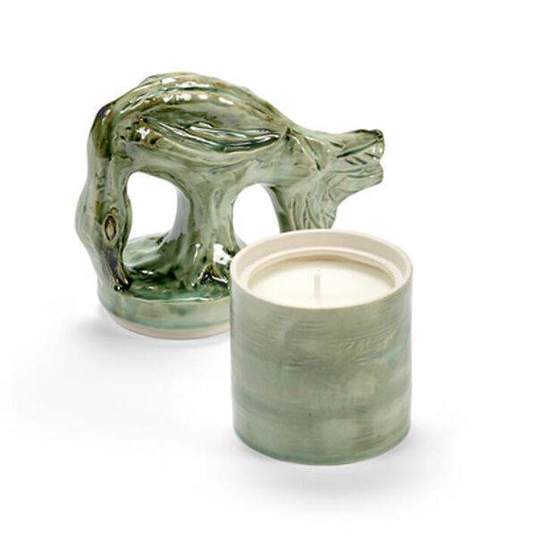 Scented candle S green Sonata - by Bela Silva