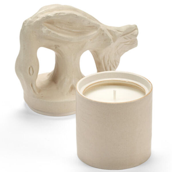 Scented candle S ivory Encensoir