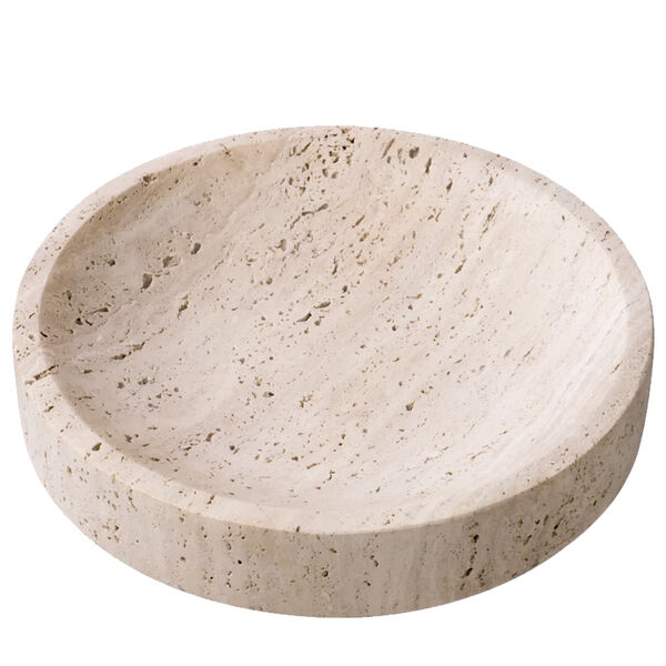 Schaal Mocca travertin 30,5 cm