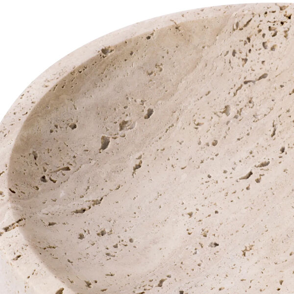 Schaal Mocca travertin 30,5 cm