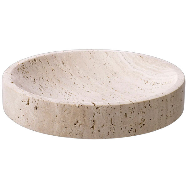 Schaal Mocca travertin 30,5 cm