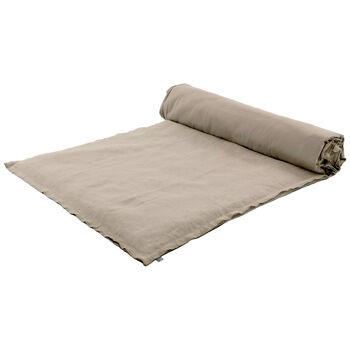 Seoni linnen sprei naturel  -  85x250 cm
