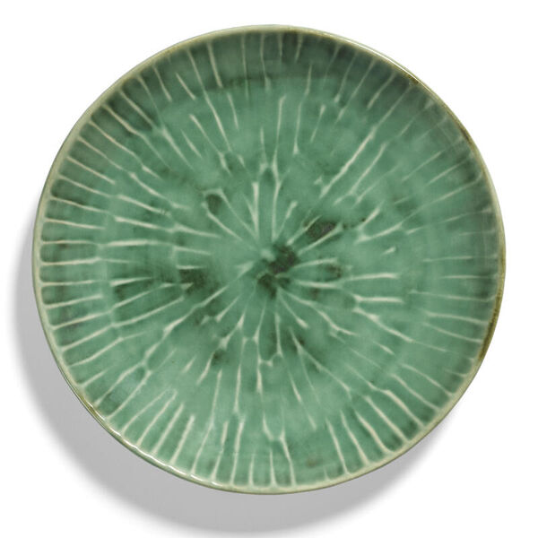 SERAX-Pascale Naessens-Verde Lanza - Bord 22 cm - 2 stuks - groen