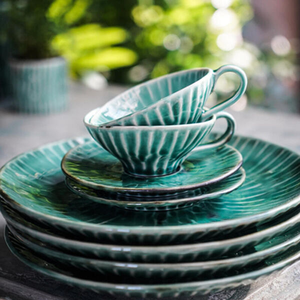 SERAX-Pascale Naessens-Verde Lanza - Bord 23,7 cm - 2 stuks - groen