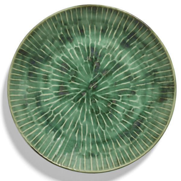 SERAX-Pascale Naessens-Verde Lanza - Bord 27 cm - 2 stuks - groen