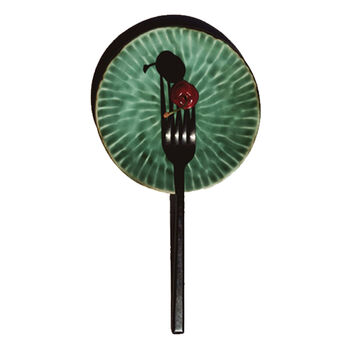 SERAX-Pascale Naessens-Verde Lanza - Bordje S Ø 14.3 cm - 2 stuks - groen