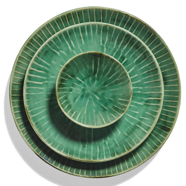SERAX-Pascale Naessens-Verde Lanza - Kom Ø 12 cm - 2 stuks - groen