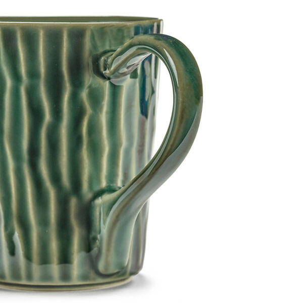 SERAX-Pascale Naessens-Verde Lanza - Mok met oor - 2 stuks - groen