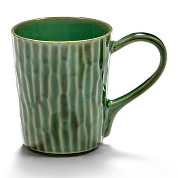 SERAX-Pascale Naessens-Verde Lanza - Mok met oor - 2 stuks - groen