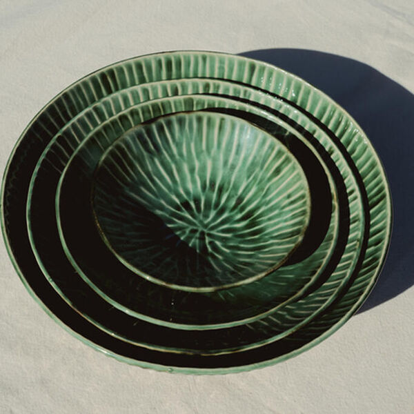 SERAX-Pascale Naessens-Verde Lanza - Serveerschaal Ø 25 cm - groen