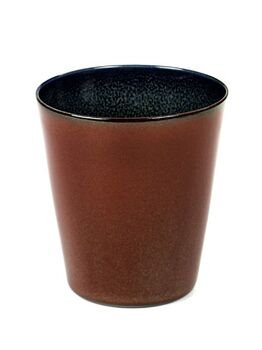 Serax Terres de Rêves Beker conisch M rust/darkblue 9,5 cm