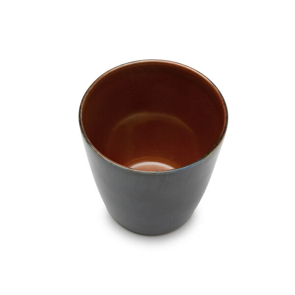 Serax Terres de Rêves Beker conisch S darkblue/rust 7,5 cm