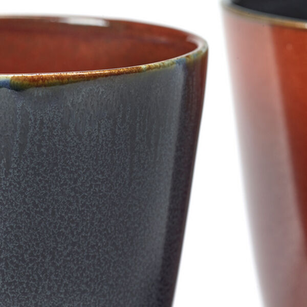 Serax Terres de Rêves Beker conisch S darkblue/rust 7,5 cm