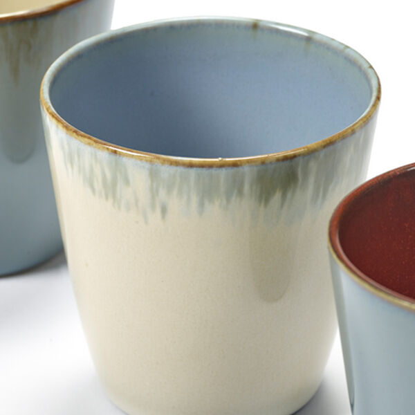 Serax Terres de Rêves Beker conisch S mistygrey/smokeyblue 7,5 cm