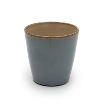 Serax Terres de Rêves Beker conisch S smokeyblue/mistygrey  7,5 cm