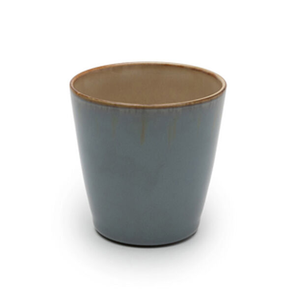 Serax Terres de Rêves Beker conisch S smokeyblue/mistygrey  7,5 cm