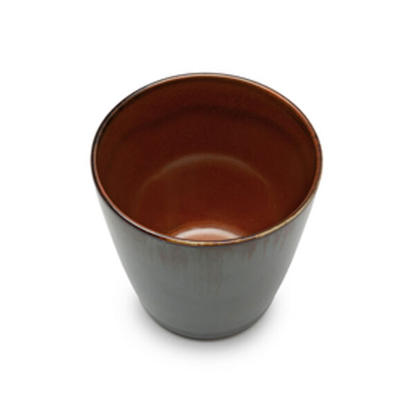 Serax Terres de Rêves Beker conisch S smokeyblue/rust 7,5 cm