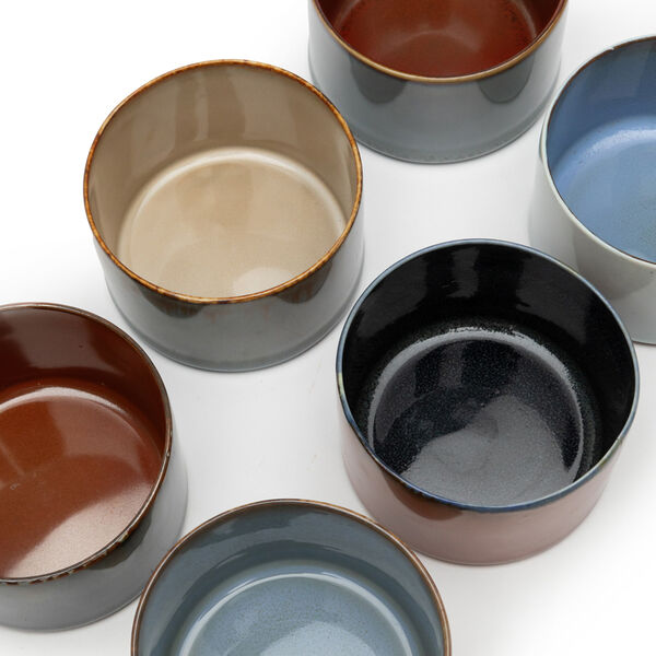 Serax Terres de Rêves Beker recht laag darkblue/ rust 5 cm