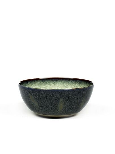 Serax Terres de Rêves bowl M mistygrey/darkblue 14 cm