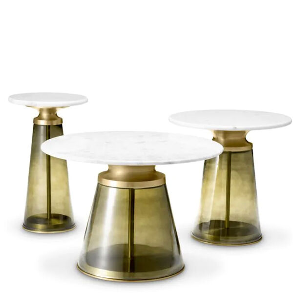 Sidetable Norto groen - set van 3