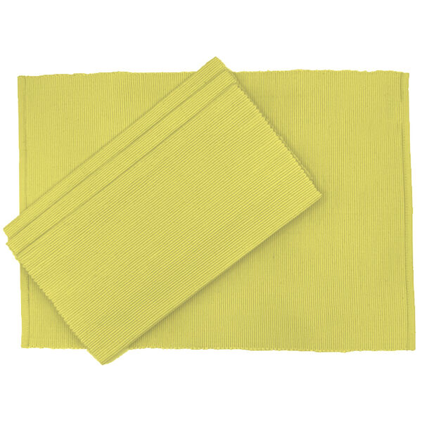 Skagen placemat set van 4 light yellow