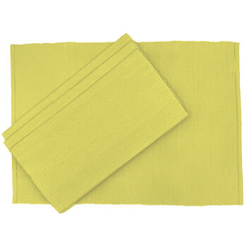Skagen placemat yellow -  set van 4 