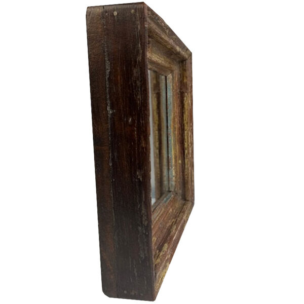 Spiegel hout vierkant