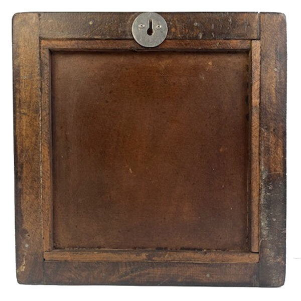 Spiegel hout vierkant