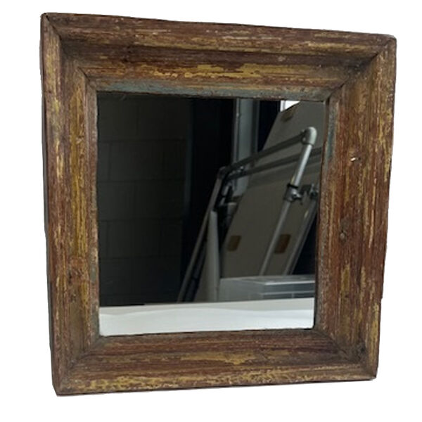 Spiegel hout vierkant