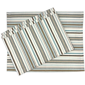 Stripe placemat ocean, set van 8