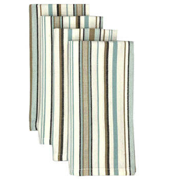 Stripe servet ocean, set van 6