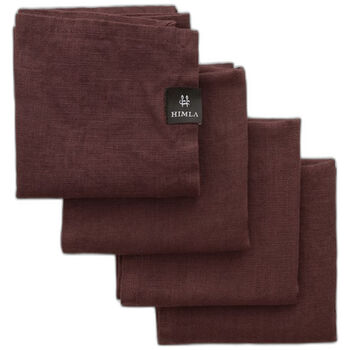 Sunshine servet - burgundy - set van 4