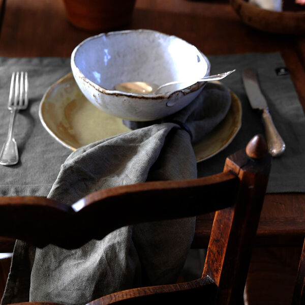 Sunshine servet charcoal -  set van 4