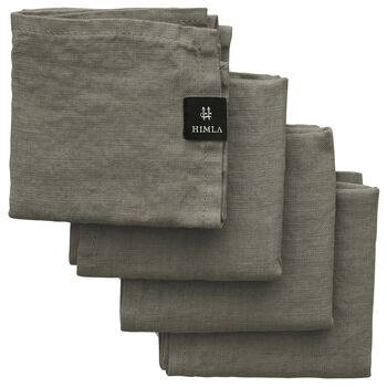 Sunshine servet charcoal -  set van 4