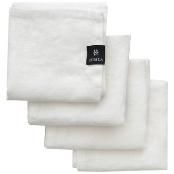 Sunshine servet white - set van 4