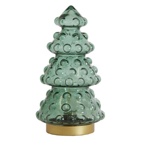 Tafellamp Kerstboom LED turquoise