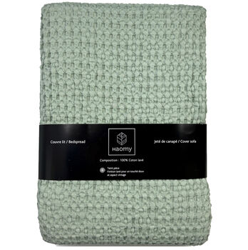 Tempo sprei wafel celadon  - 180x260 cm
