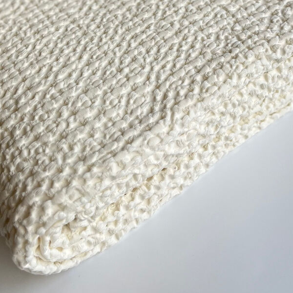 Tempo sprei wafel craie - 180x260 cm