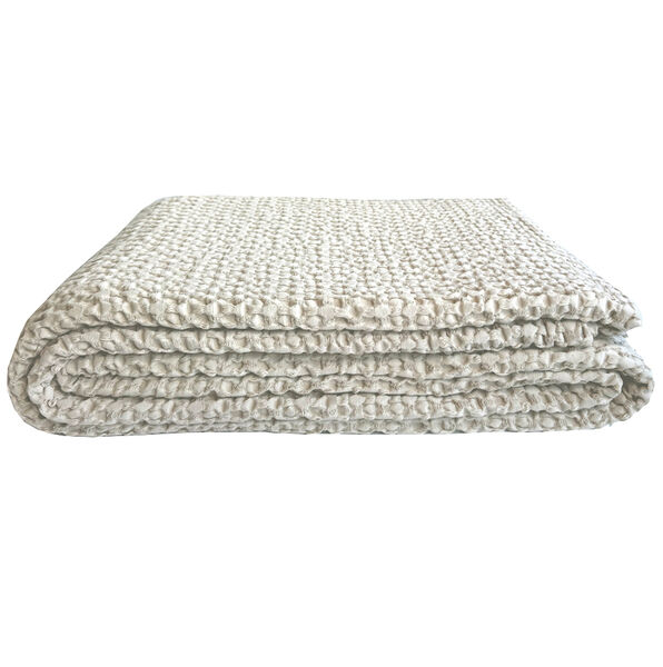 Tempo sprei wafel craie - 180x260 cm