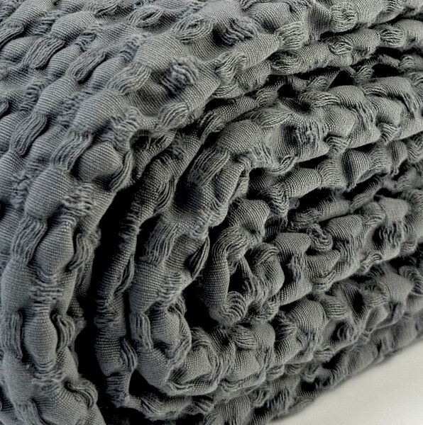 Tempo sprei wafel granite - 180x260 cm