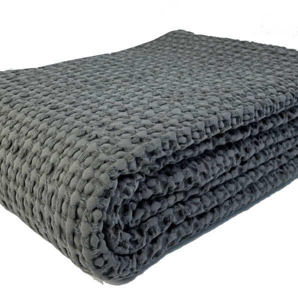 Tempo sprei wafel granite - 180x260 cm