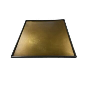 Tray Astrid brass 50x50 cm