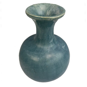 Vaas-aardewerk ijsblauw