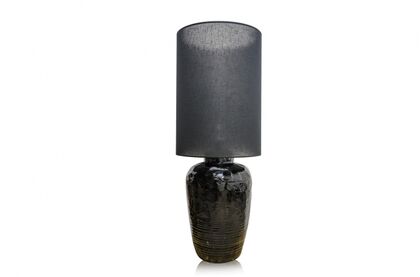 Vaaslamp antiek large black