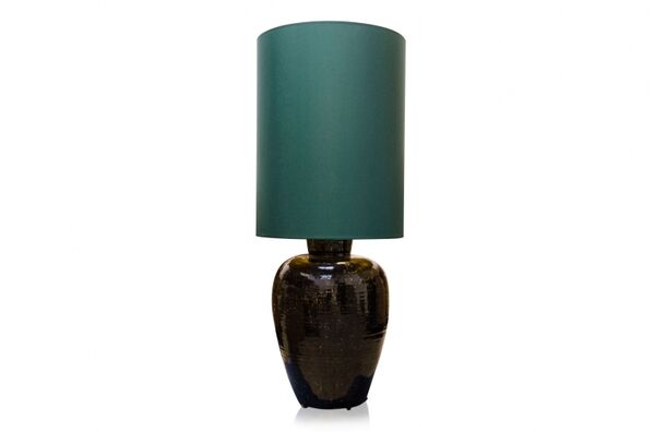 Vaaslamp antiek medium green